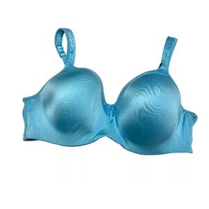 Playtex Underwire Bra 40 D Blue # 4823 Love My Curves Balconette Underwire